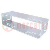Car radio mounting half frame; 1 DIN; zinc; Sony