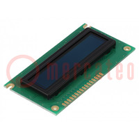 Display: OLED; grafisch; 2,4"; 100x16; Afm: 84x44x10mm; rood; PIN: 16