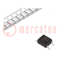 Photocoupleur; SMD; Ch: 1; OUT: transistors; Uisol: 3,75kV; Uce: 80V