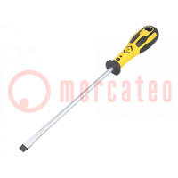 Screwdriver; slot; SL 10; Dextro; Blade length: 200mm