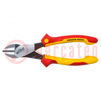 Pliers; side,cutting,insulated; steel; 180mm; 1kVAC