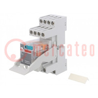 Relay: interface; 4PDT; Ucoil: 24VDC; for DIN rail mounting; CR-M