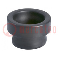 32mm; plugs; Mat: elastomer; Seal Plug DS; black; -20÷80°C; IP54