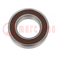 Bearing: ball; Øint: 35mm; Øout: 62mm; W: 14mm; bearing steel