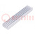 Heatsink: extruded; grilled; natural; L: 100mm; W: 19mm; H: 10mm; raw