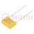 Capacitor: polypropylene; suppression capacitor,X2; 4.7nF; THT