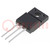 Thyristor; 600V; Ifmax: 20A; 13A; Igt: 3mA; TO220FP; THT; Tube; 2us