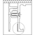Skizze zu DORMA üveg Muto 80/150 oldalprofil tartozék 0,5 x 15 x 1500, öntapadós