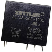 ZETTLER ELECTRONICS AZ733-2CE-24DE RELAIS POUR CIRCUITS IMPRIMÉS 24 V/DC 12 A 2 INVERSEURS (RT) 1 PC(S)