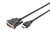 Kabel adapter HDMI Standard 1080p 60Hz FHD Typ HDMI A/DVI-D (18+1) M/M czarny 2m