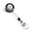 DURABLE Chiocciola yo-yo con clip di aggancio, fascetta con bottone a pressione, carbone