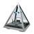 AZZA Geh ATX Pyramid 804L Aluminium tempered Glass