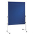 Moderationstafel ECO, Filz/Filz, Aluminiumrahmen, 1200 x 1500 mm, blau