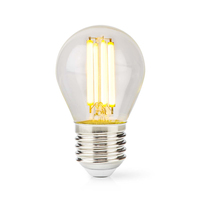 Nedis LBFE27G453 LED-lamp Warm wit 2700 K 7 W E27 E