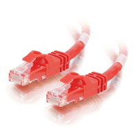 C2G Cat6, 30ft. networking cable Red 9.14 m U/UTP (UTP)