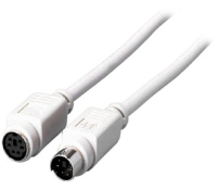 Digital Data Communications 118072 PS/2-kabel 5 m 6-p Mini-DIN Wit