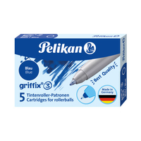 Pelikan 960567 recharge pour stylos Bleu 5 pièce(s)