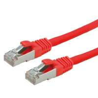 VALUE S/FTP Patch Cord Cat.6, halogen-free, red, 10m hálózati kábel Vörös