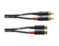 Cordial CFU 1.5 CE Audio-Kabel 1,5 m RCA Schwarz