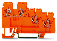 Wago 270-577 Anschlussblock 3 Orange
