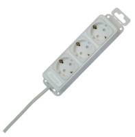 Kopp UNOversal power extension 3 AC outlet(s) Indoor White