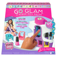 Cool Maker - GO GLAM NAIL SALON - Set Manicura Niñas GO GLAM U-nique Nail Salon con Estampadora Portátil, 5 Cartuchos de Diseño y Secador - 6061175 - Juguetes Niñas 8 Años +