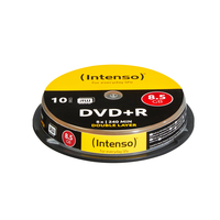 Intenso DVD+R 8.5GB, DL, 8x 8,5 GB DVD+R DL 10 stuk(s)