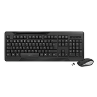 LogiLink ID0194 toetsenbord Inclusief muis RF Draadloos Zwart