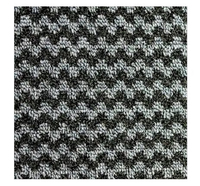 3M 7000032560 tapijt Binnen Vloermat Rechthoek Textiel Zwart, Grijs