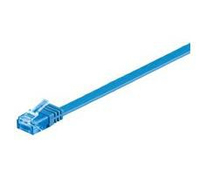 Microconnect V-UTP6A01B-FLAT networking cable Blue 1 m Cat6a U/UTP (UTP)