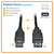 Tripp Lite U324-003-BK USB kábel 0,91 M USB 3.2 Gen 1 (3.1 Gen 1) USB A 2 x USB A Fekete