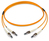 Dätwyler Cables 422256 Glasfaserkabel 6 m ST OM2 Orange