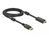 DeLOCK 85957 Videokabel-Adapter 3 m DisplayPort HDMI Schwarz