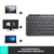 Logitech MX Keys Mini teclado Oficina RF Wireless + Bluetooth QWERTY Español Grafito