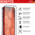 Displex Full Cover Panzerglas (10H) für Apple iPhone 6/7/8/SE (2020/2022), Eco-Montagerahmen, volle Displayabdeckung, Tempered Glas, kratzer-resistente Schutzfolie, hüllenfreund...