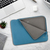 Mobilis 049018 borsa per laptop 35,6 cm (14") Custodia a tasca Blu, Grigio