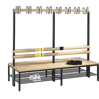 Banc de vestiaire BASIC double face