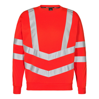 Safety Sweatshirt - 3XL - Rot - Rot | 3XL: Detailansicht 1