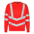 Safety Sweatshirt - L - Rot - Rot | L: Detailansicht 1