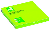 Bloczek samoprzylepny Q-CONNECT Brilliant, 76x76mm, 1x80 kart., zielony
