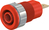 4 mm Sicherheitsbuchse rot SLB4-F