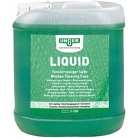 UNGER´s Liquid Fensterreinigungsseife 5 Liter Flüssiger Fensterreiniger mit einer hohen Reinigungskraft 5 Liter