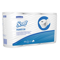 Scott Toilettenpapiert Plus lagig 350 Bl. 6 St./Pack.