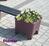 Modular Seating - Corner Shaped Bench - Planter Boxes - Stone Effect - Dark Millstone