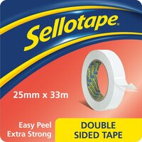 Sellotape Double Sided Tape Tissue 25mmx33m PK6