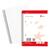5 Star Office Notebook Wirebound 70gsm Ruled with Margin Perf Punched 2 Holes 100pp A5+ Red [Pack 10]