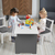 ONVAYA® Kindertisch-Set mit Stühlen | Kindersitzgruppe mit Stauraum | Kindermöbe