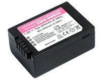 Battery for Digital Camera 5Wh Li-ion 7.4V 750mAh Black 5Wh Li-ion 7.4V 750mAh Black Kamera- / Camcorder-Batterien