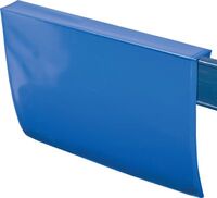 Kunststofftaschen - Blau, 17 x 23.5 cm, PVC, Aufsatzrahmen, +40 °C °c