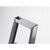 Escalera tipo tijera de peldaños planos de aluminio, de ascenso por un lado, con bandeja, 7 peldaños, altura de trabajo 3650 mm.